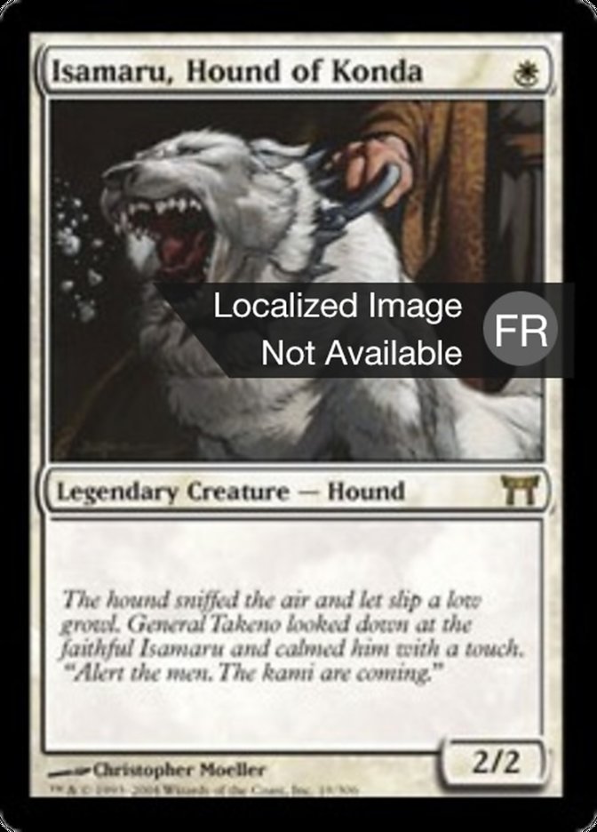 Isamaru, chien de Konda