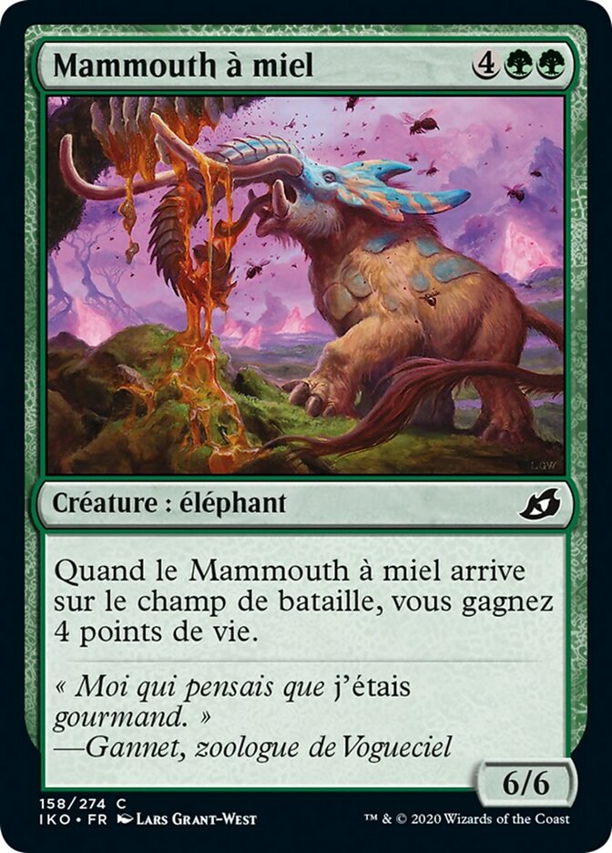Mammouth à miel