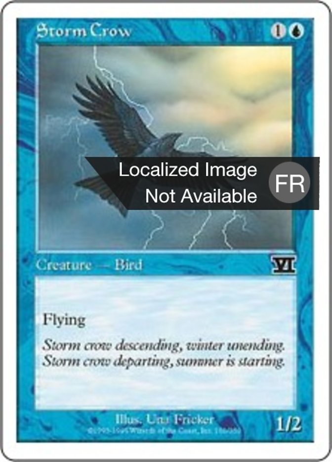 Corbeau de l'orage
