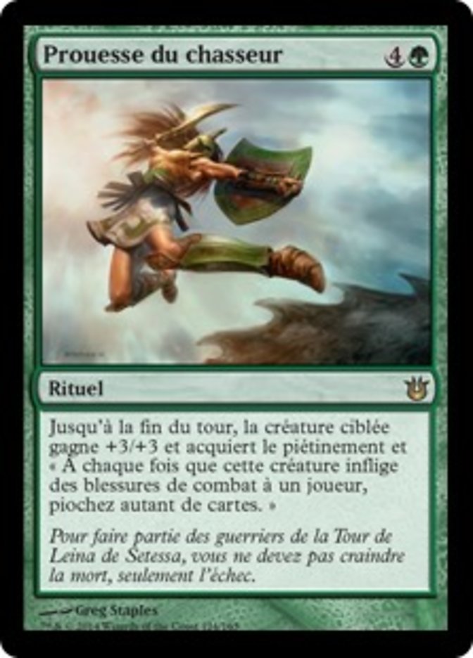 Prouesse du chasseur