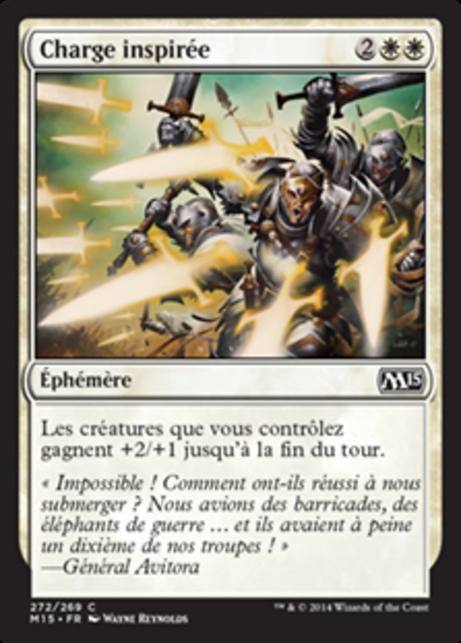 Charge inspirée