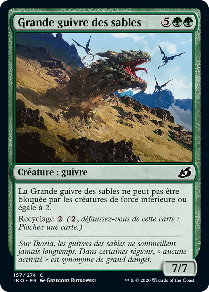 Grande guivre des sables