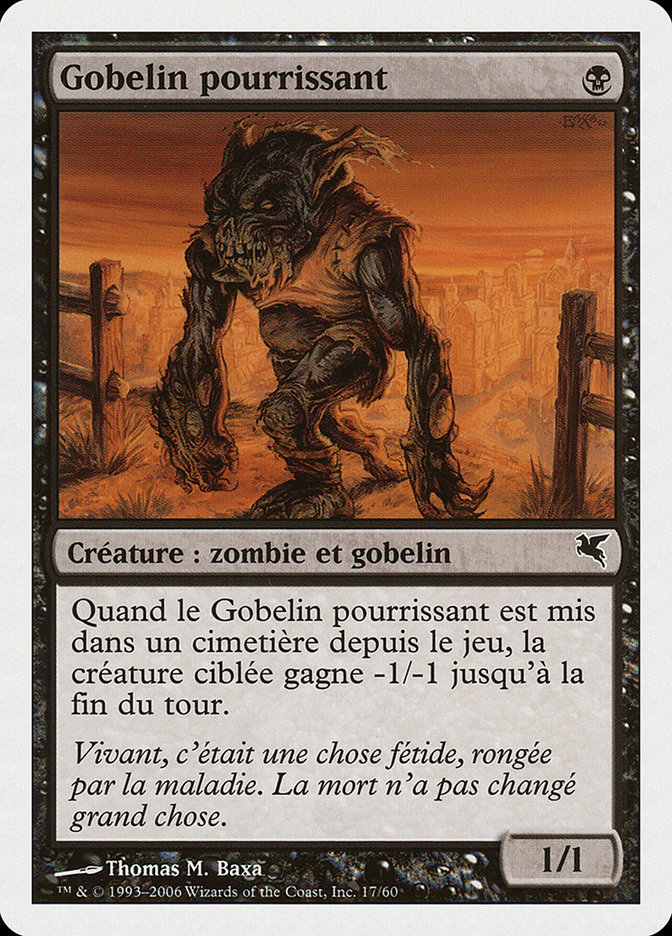 Gobelin pourrissant