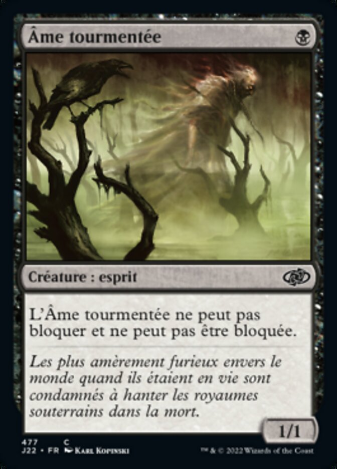 Âme tourmentée