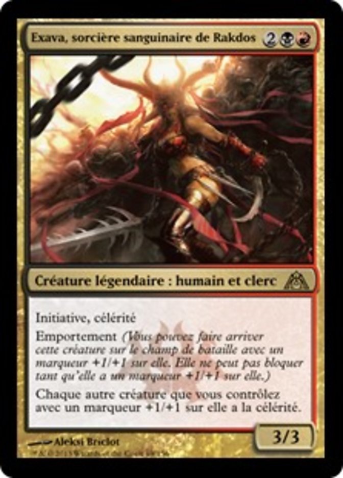 Exava, sorcière sanguinaire de Rakdos