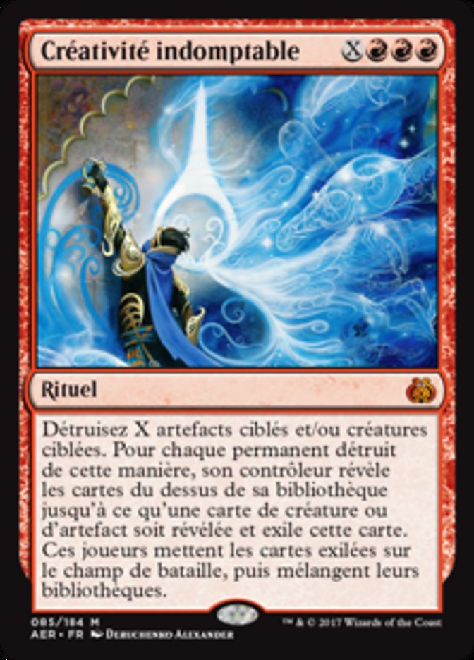 Créativité indomptable