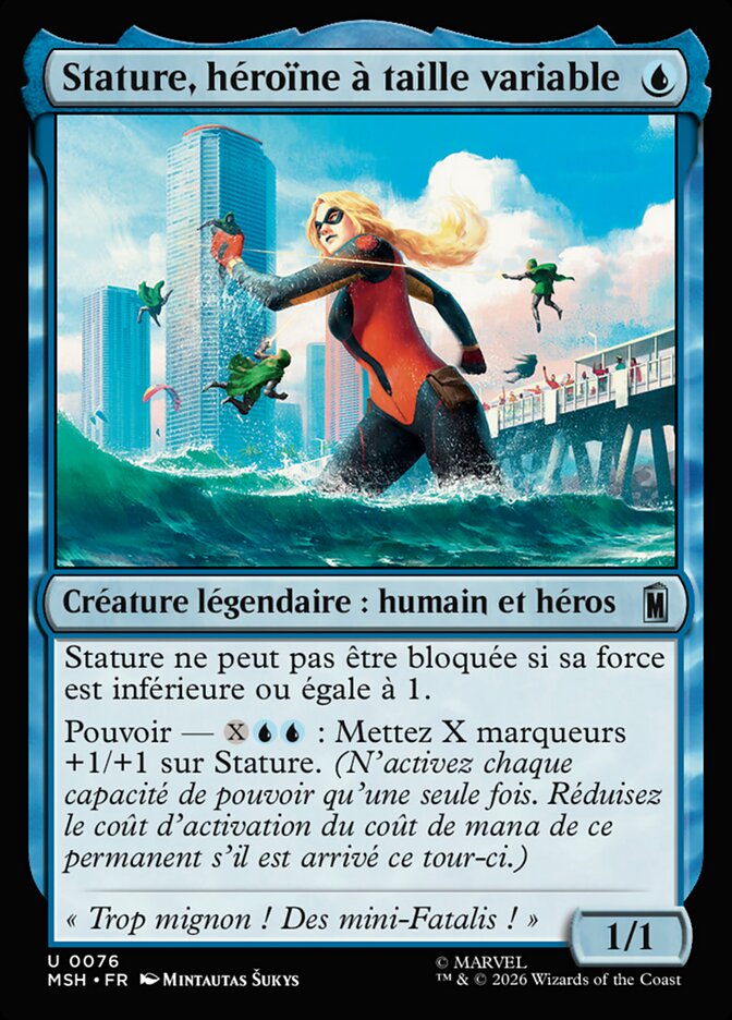 Stature, héroïne à taille variable