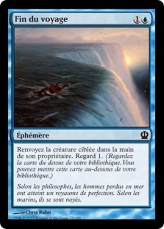 Fin du voyage