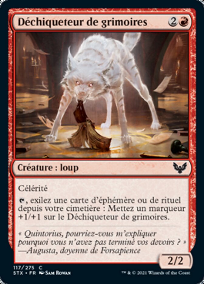 Déchiqueteur de grimoires