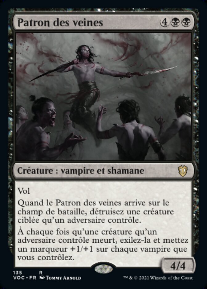 Patron des veines
