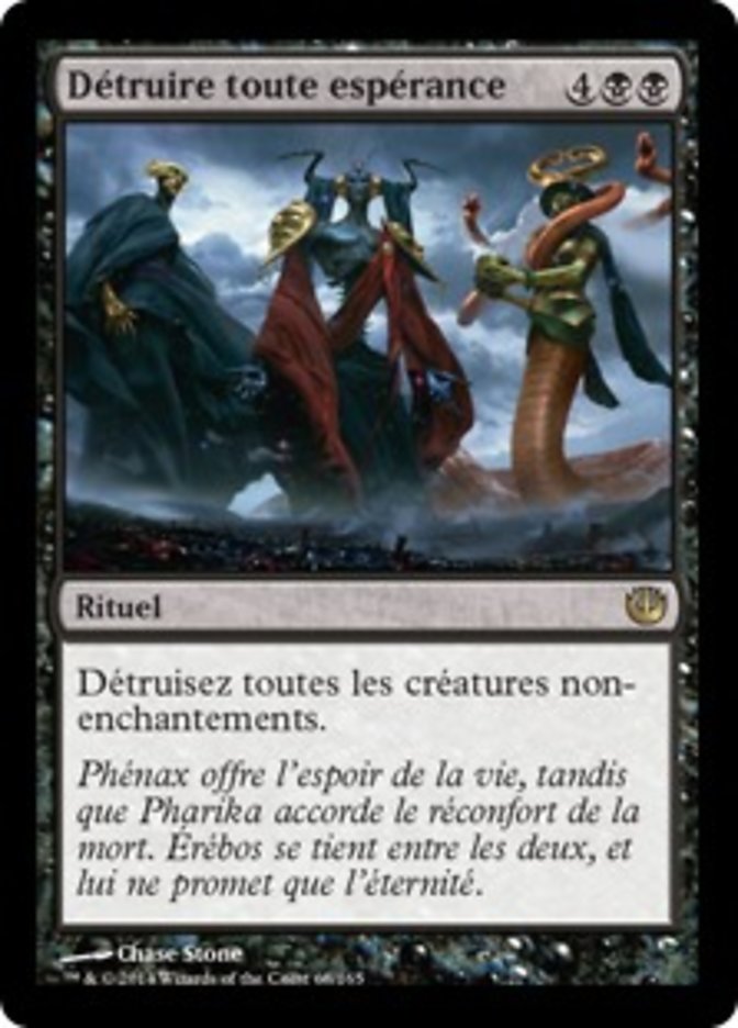 Détruire toute espérance