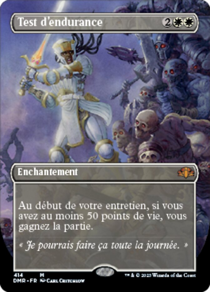 Test d'endurance