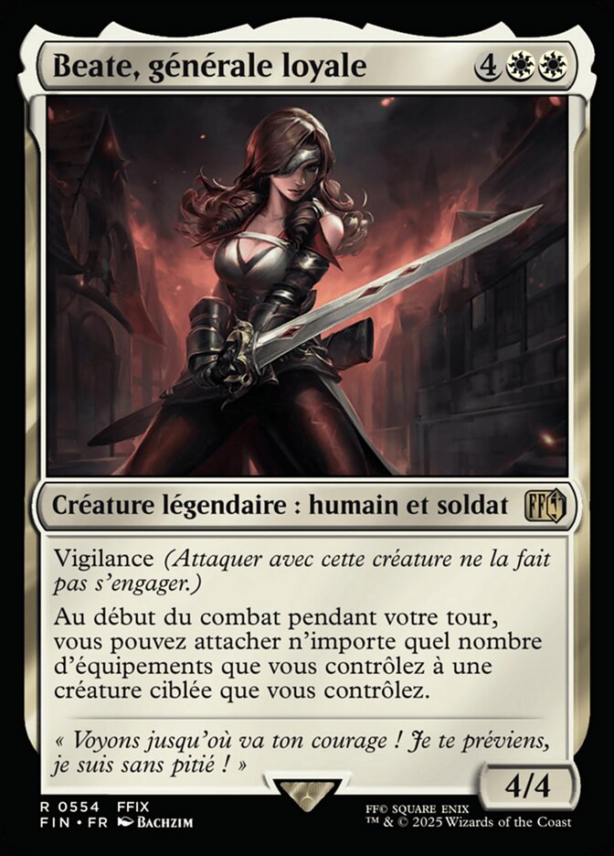Beate, générale loyale