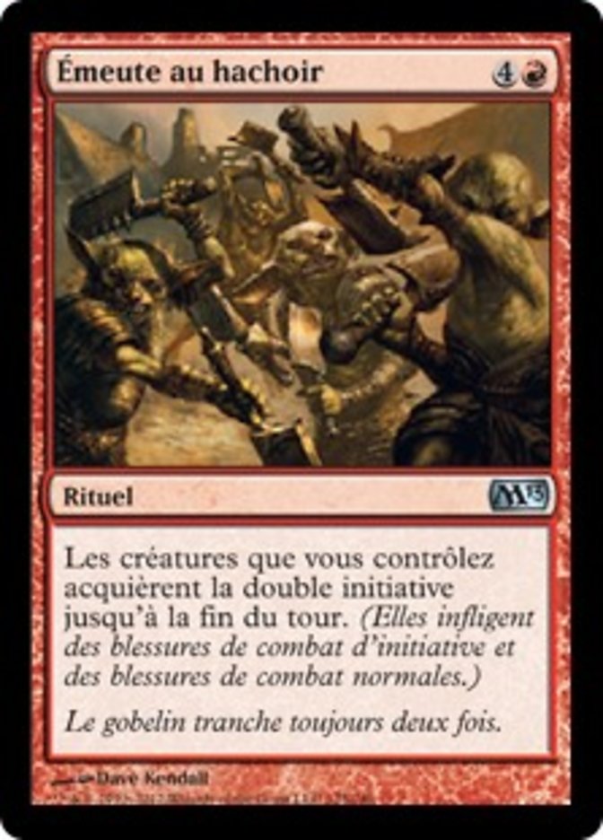 Émeute au hachoir