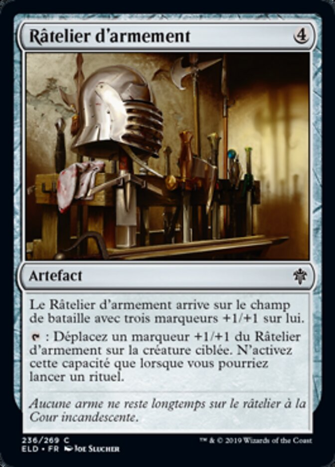 Râtelier d'armement