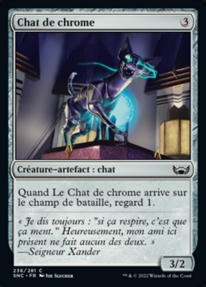 Chat de chrome