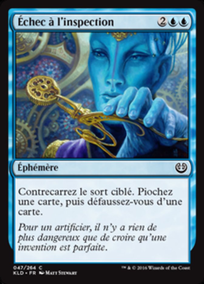 Échec à l'inspection