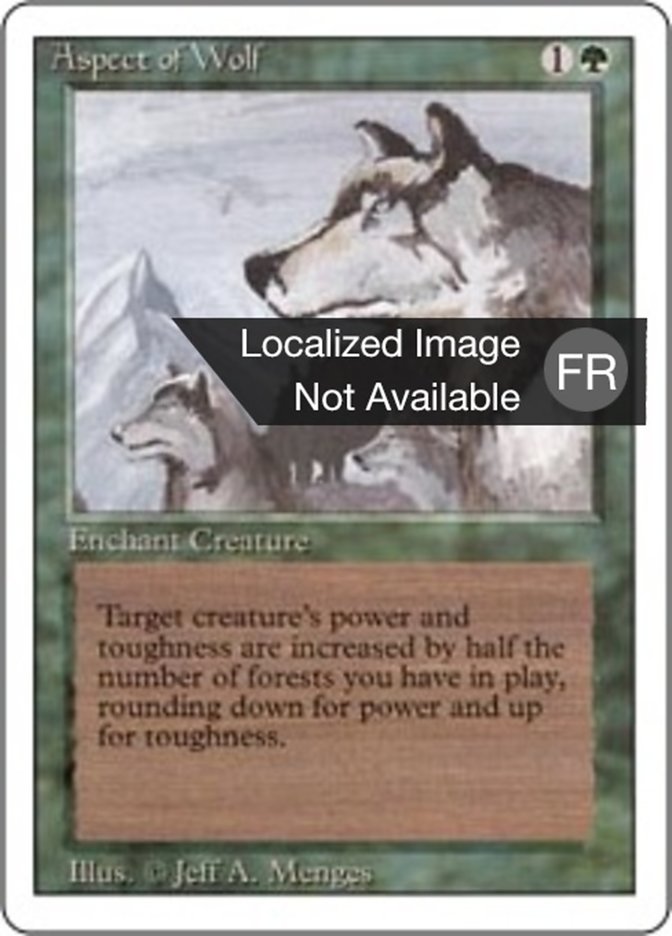 Aspect du loup