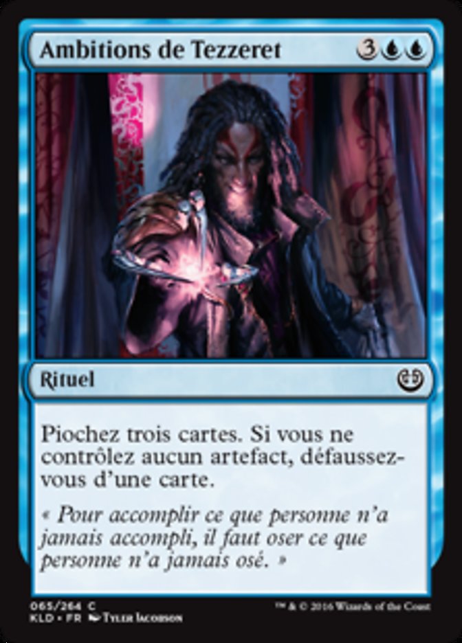 Ambitions de Tezzeret