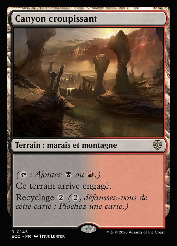 Canyon croupissant