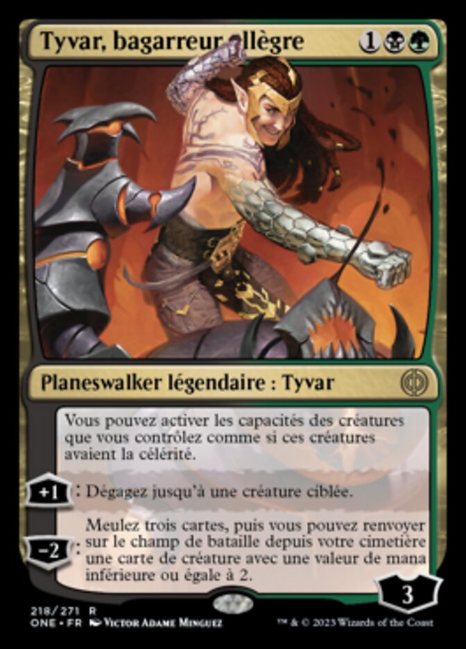 Tyvar, bagarreur allègre