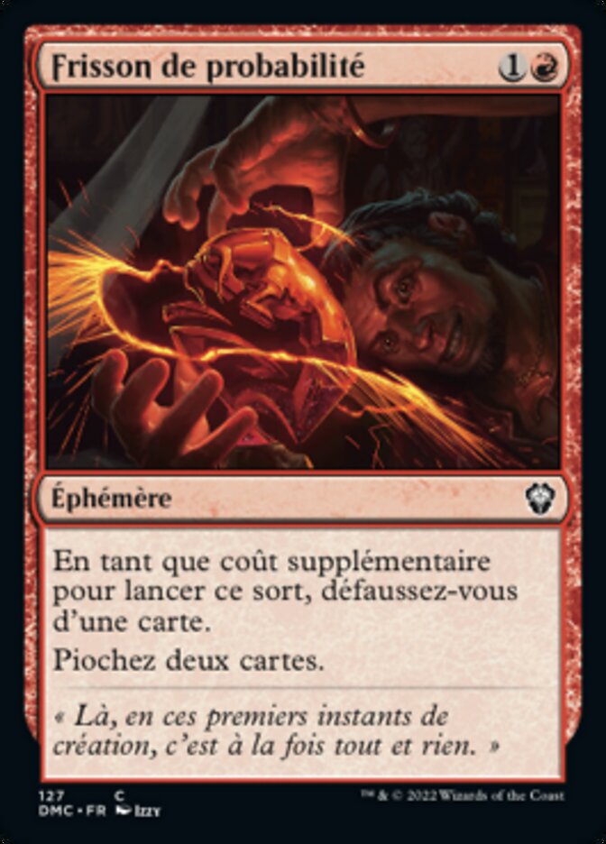 Frisson de probabilité