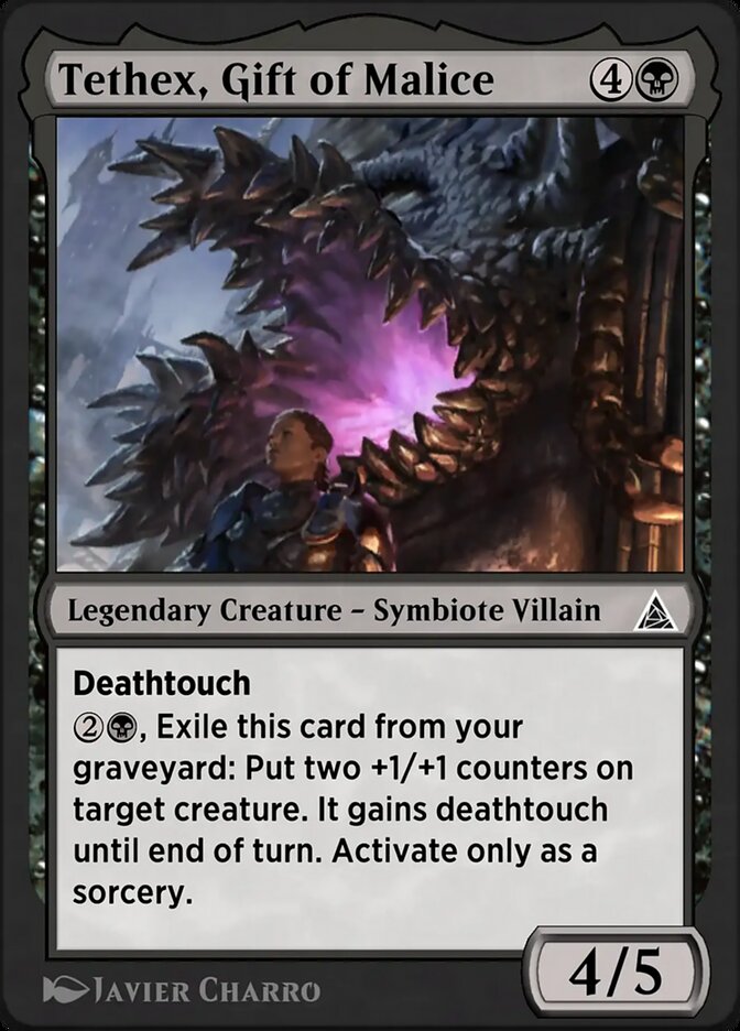 Tethex, Gift of Malice