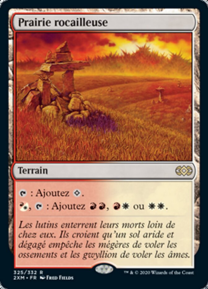 Prairie rocailleuse
