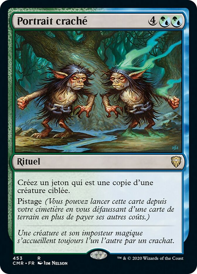 Portrait craché