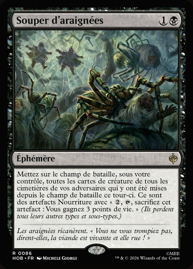 Souper d'araignées