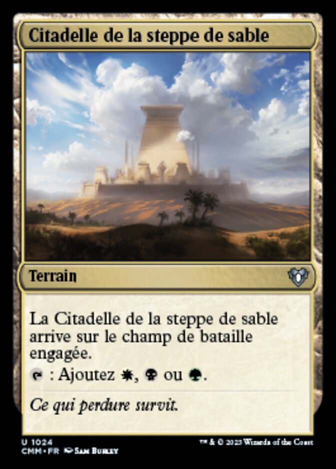Citadelle de la steppe de sable