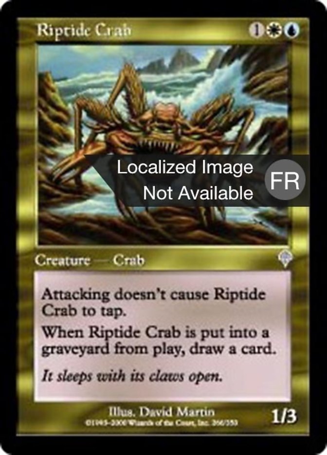 Crabe du reflux