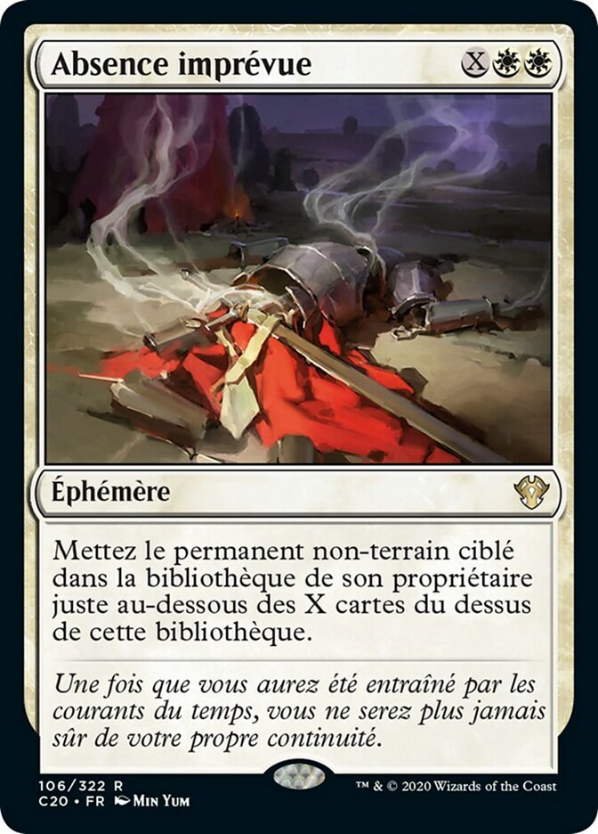 Absence imprévue