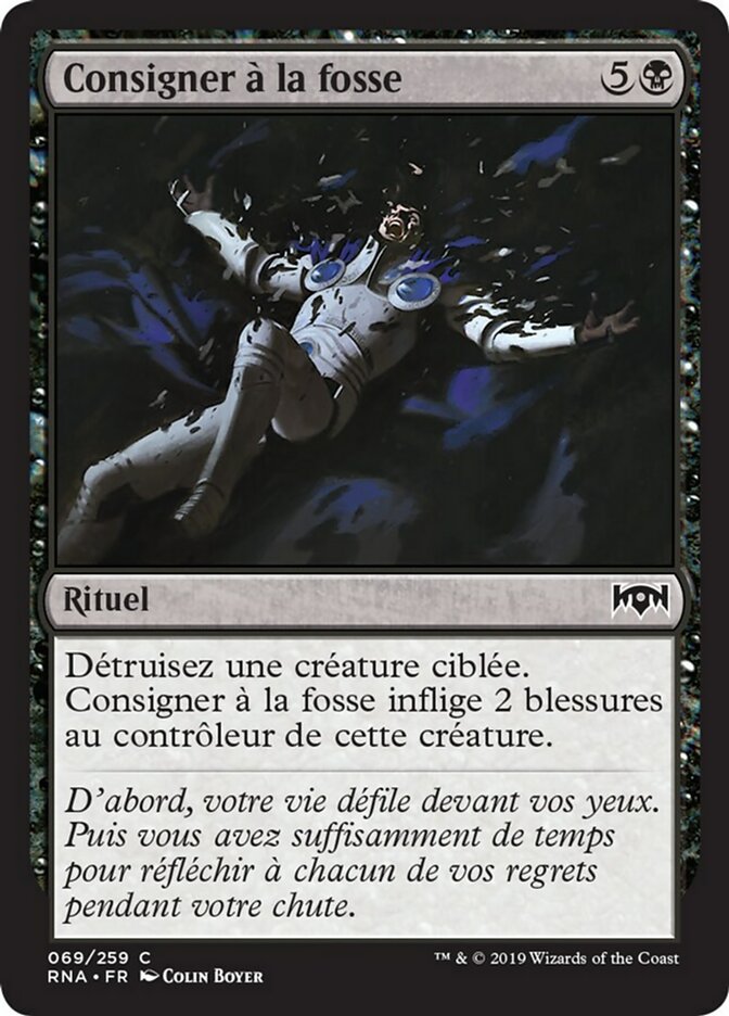 Consigner à la fosse