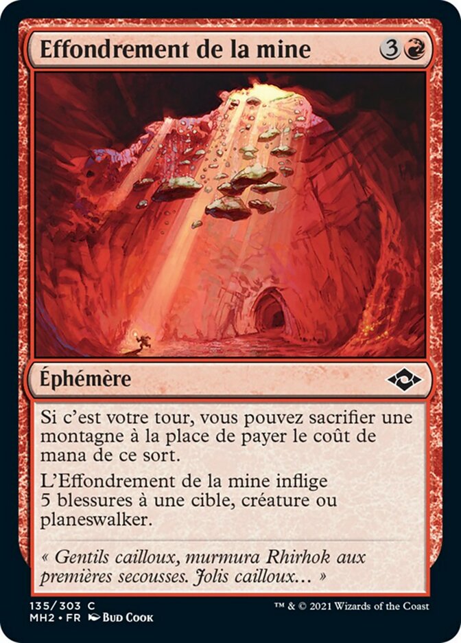 Effondrement de la mine