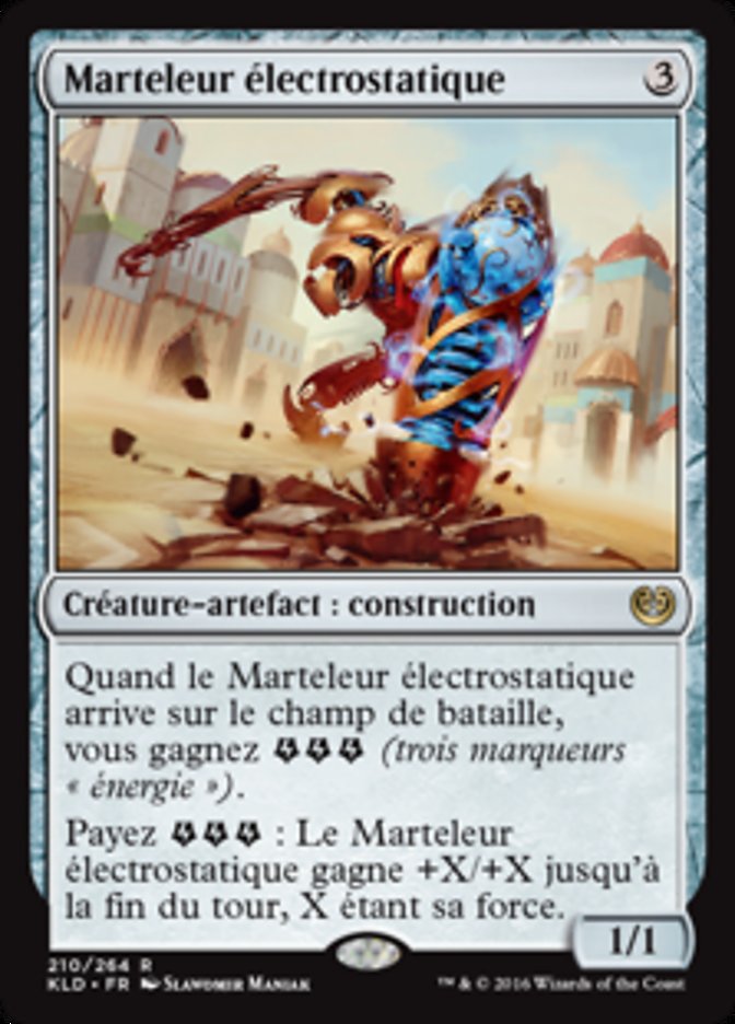Marteleur électrostatique