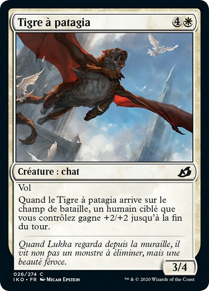 Tigre à patagia