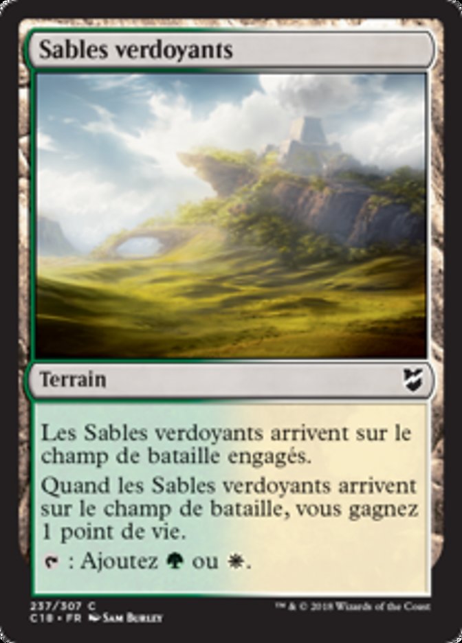 Sables verdoyants