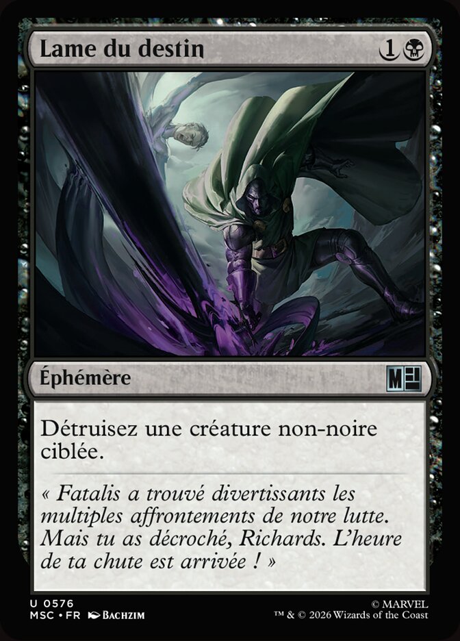 Lame du destin