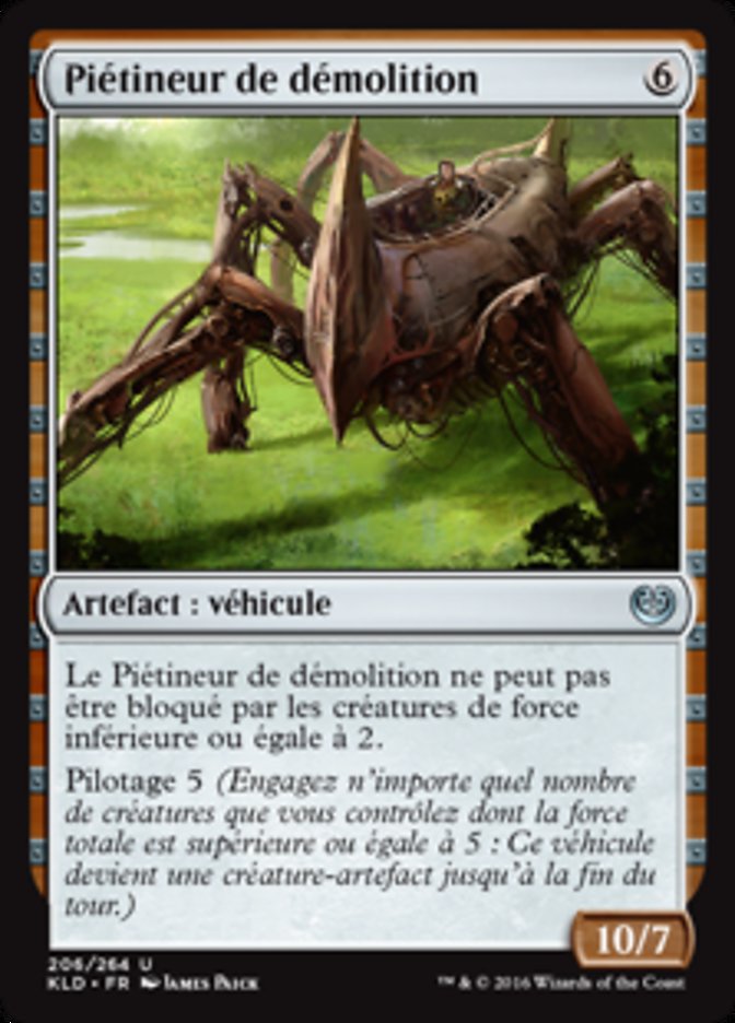 Piétineur de démolition