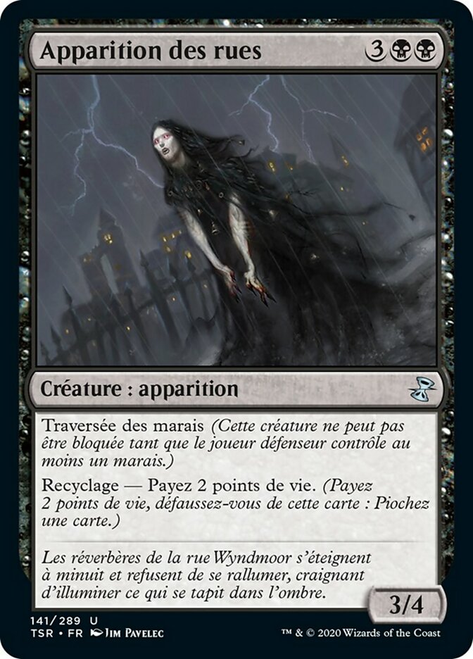 Apparition des rues