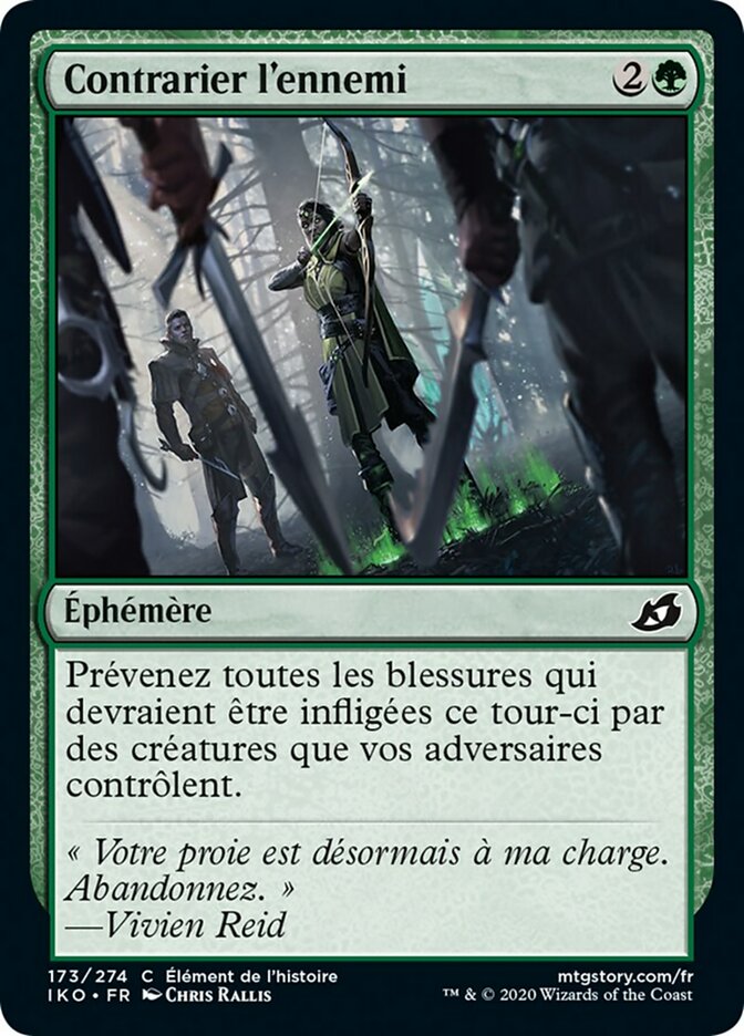 Contrarier l'ennemi