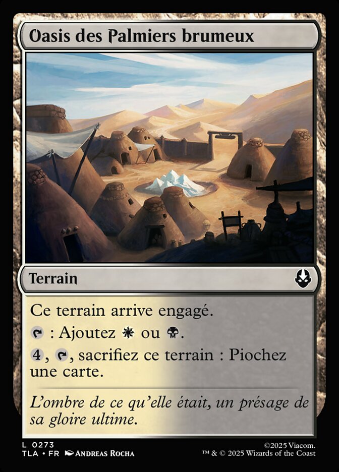 Oasis des Palmiers brumeux