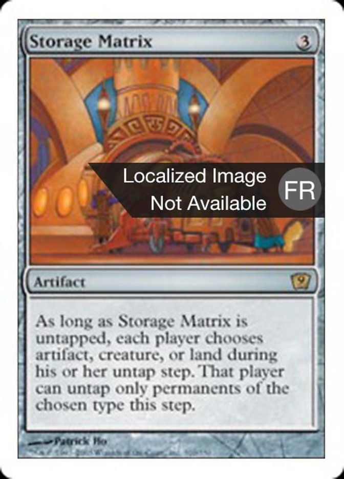 Matrice de stockage