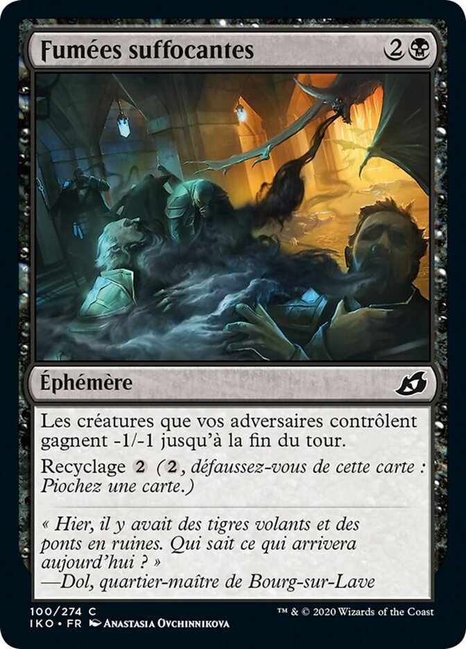 Fumées suffocantes