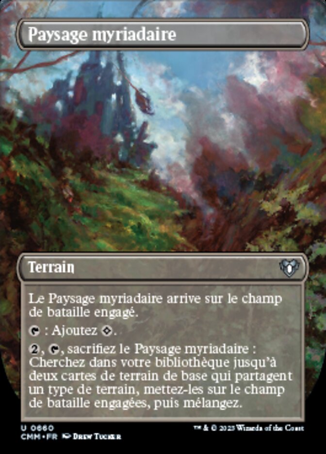 Paysage myriadaire