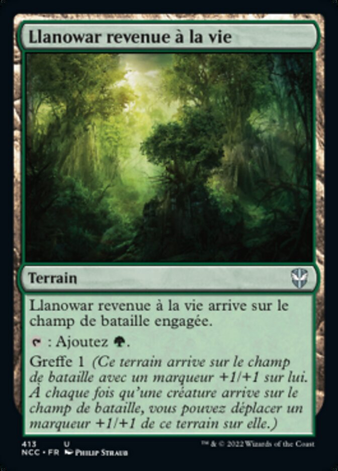 Llanowar revenue à la vie
