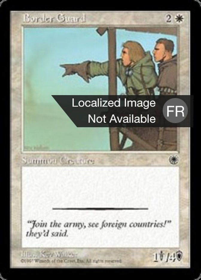Garde frontière