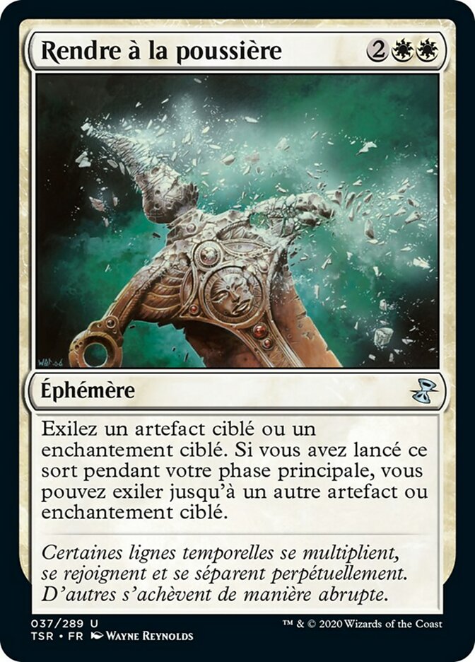Rendre à la poussière