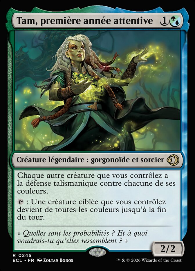 Tam, première année attentive